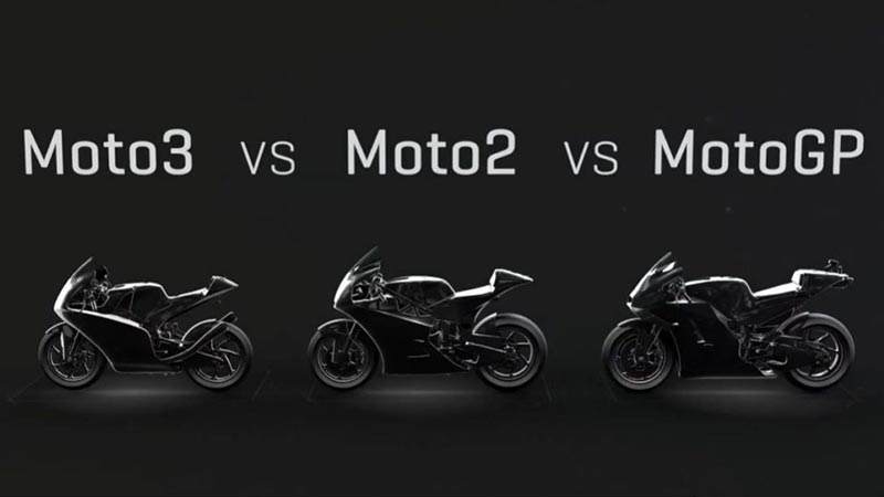 تفاوت MotoGP ،Moto2 و Moto3